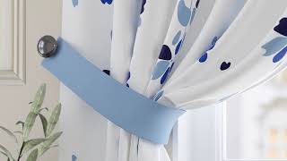 Комплект штор «Ромиронс (синий)» — видео о товаре