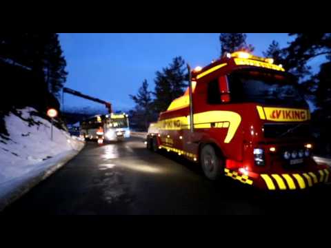 Bussuhell på FV 65 i Surnadal