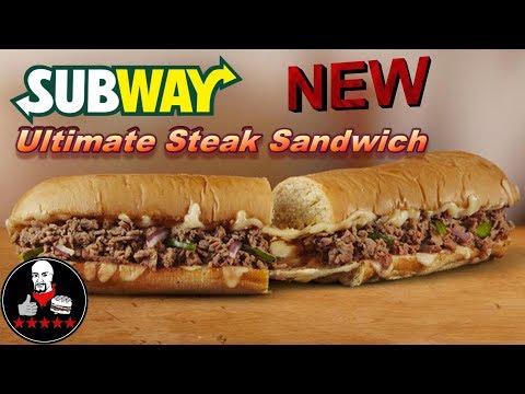 Subway NEW Ultimate Steak Sandwich REVIEW