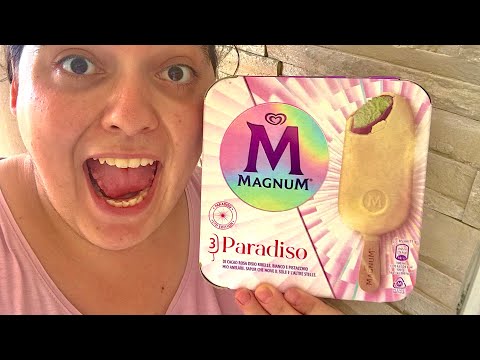 ASSAGGIO IL NUOVO MAGNUM PARADISO ALGIDA PER DANTE 700 ANNI | LIMITED EDITION |COME SARÀ? 😇💖😋🍦🍫