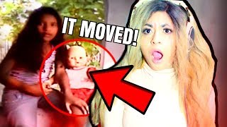 DOLLS MOVING CAUGHT ON CAMERA!!! | SCARY (Reaction)