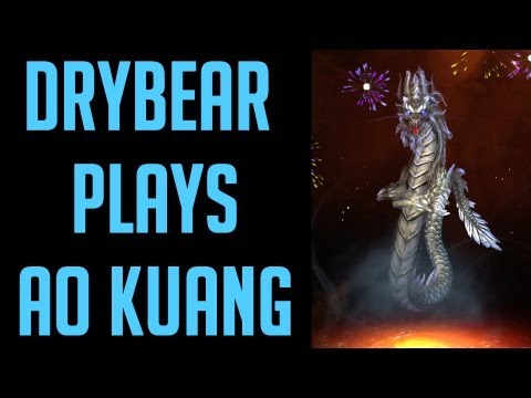 SMITE Ao Kuang Gameplay Live Commentary - Drybear plays Ao Kuang