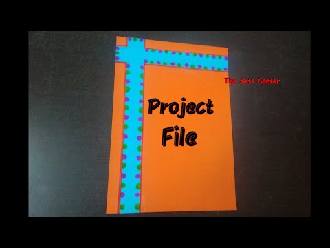 decorate beautiful project file cover page easy project file cover page design