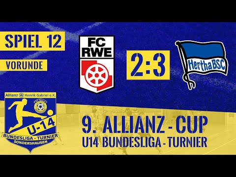 9. Allianzcup 04.02.23 | Spiel 12 | FC Rot-Weiß Erfurt - Hertha BSC 2:3 | Vorrunde