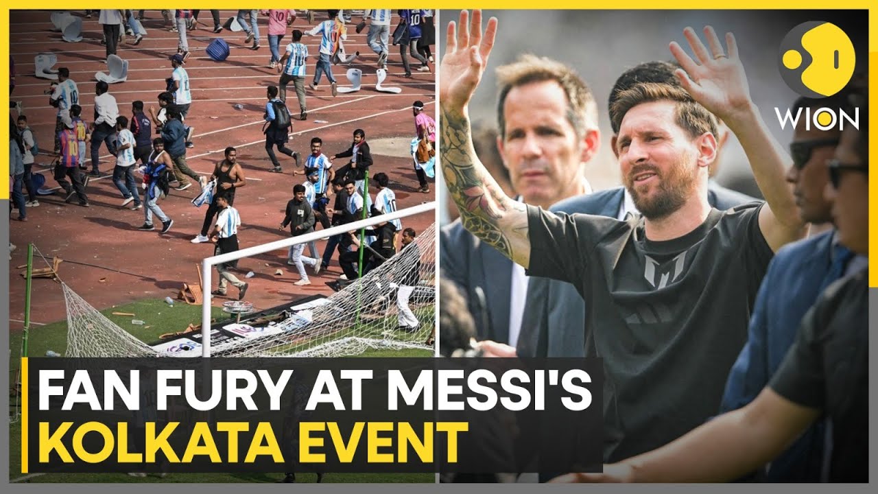 Lionel Messi's India Tour Starts in Chaos, Chief Organiser Arrested After Fan Unrest | WION