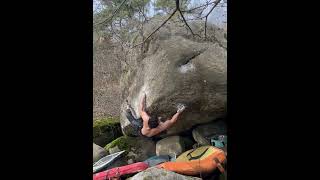 Video thumbnail of Chacal, 8a+. Fontainebleau