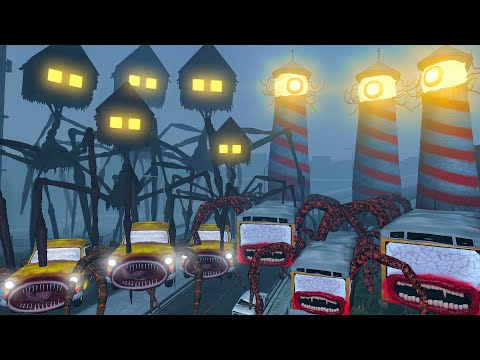 ALL HOUSE HEAD, CAR EATER, BUS EATER, LIGHTHOUSE CREATURES COMING FOR ME!