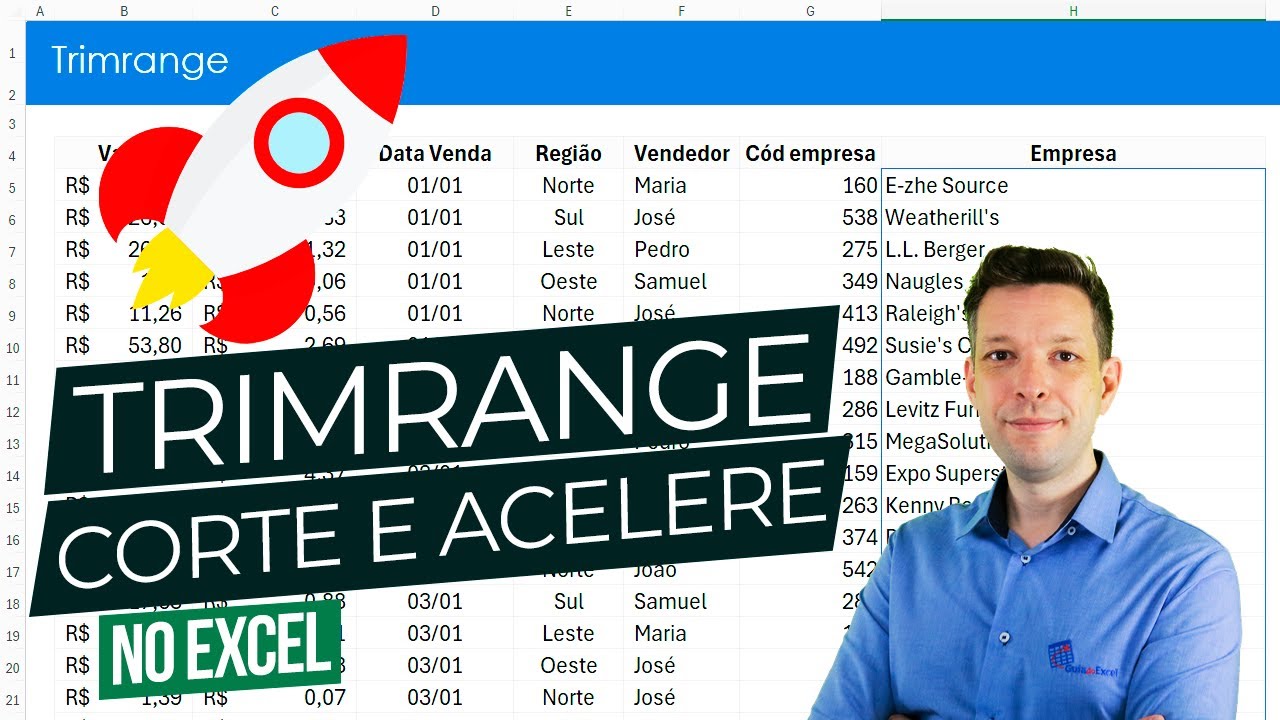 Dê um Boost nas Suas Planilhas com TRIMRANGE no Excel! 🔥 Acelere Seus Cálculos AGORA!