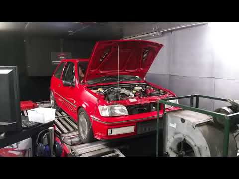 My fiesta turbo on Mikes dyno developments RR