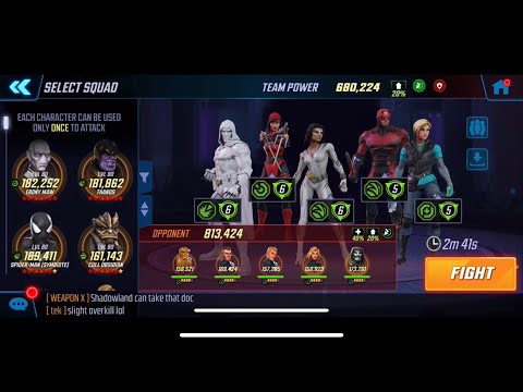 Shadowlands vs F4 with Doom 133k punch up