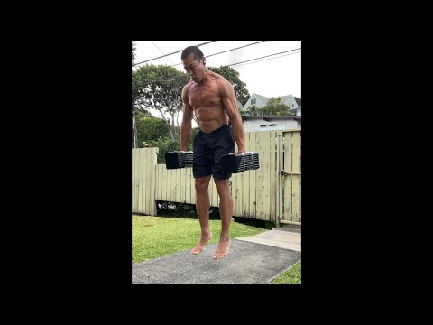 Day 333 FitPro Hawaii Workout - Dumbbell Jump Squats (30-90 lbs.) - April 16, 2021, 5:01 pm