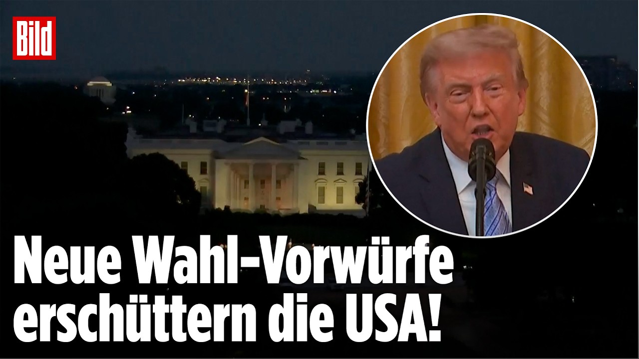 TRUMP: Schwere Vorwürfe um US-Wahl 2020 – China im Visier! US-Medien seien „Teil einer Verschwörung“