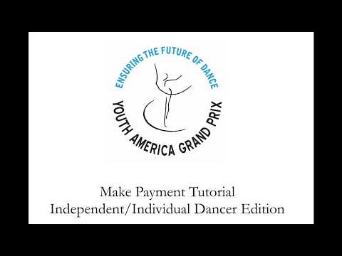 Independent Payment Tutorial - YAGP 2019 Season