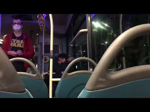 Thrash and Rattles with Arriva NW Wrightbus Pulsar 2 MX59 ABK after midnight