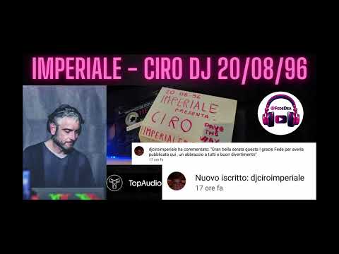 Benvenuto Ciro! ♥ Imperiale 20/08/96 (INEDITO!) Pura poesia...