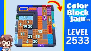 Solution du Niveau 2533 de Color Block Jam