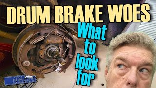 Drum Brake Failure! We Diagnose Our Ford Drum Brakes