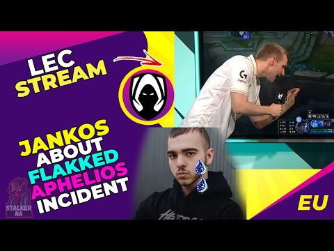 Jankos Reacts to FLAKKED Aphelios Ult INCIDENT in LEC 👀