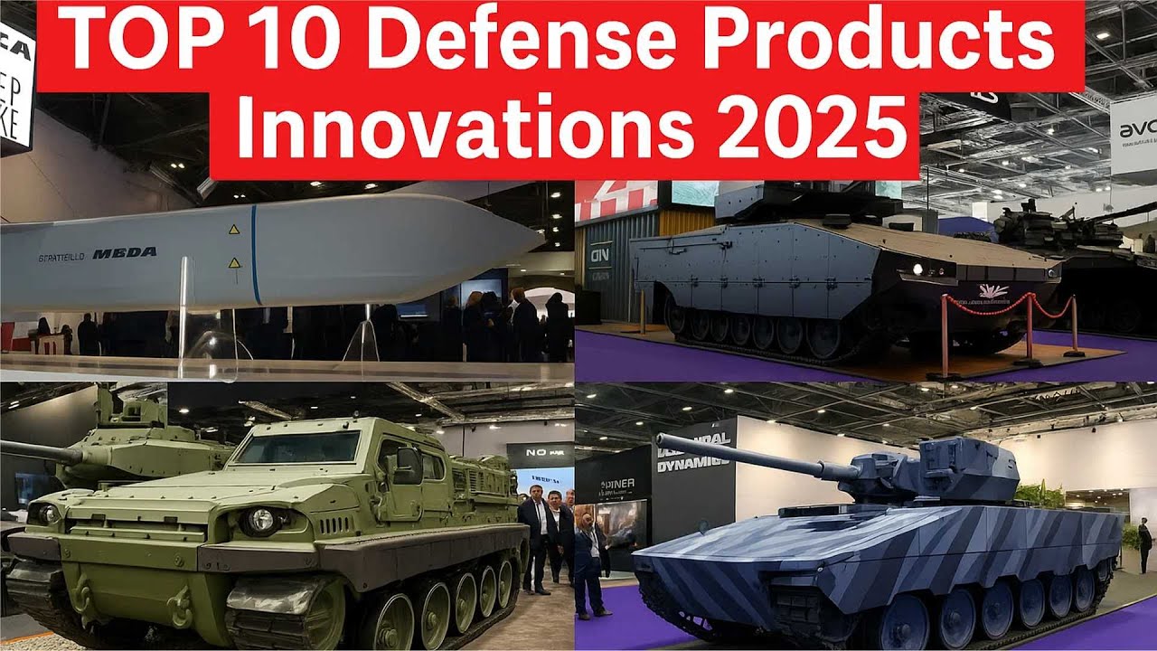 Top 10 Most Modern Defense Products 2025: Latest Generation of Military Equipment & Combat Vehicles