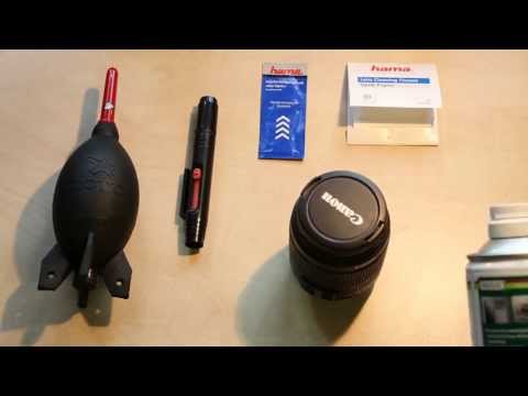 (Kamera-) Objektiv richtig reinigen mit Lenspen, Feuchtreinigungstücher und Optik Papier