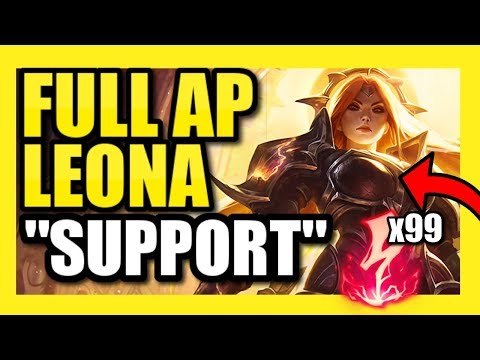 *NEW* FULL AP LEONA IS ACTUALLY HILARIOUS! TONS OF ONE-SHOTS! | Full AP Leona Support Season 9