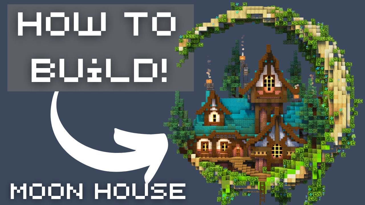 How To Build a House on the Moon in Minecraft [Tutorial] - YouTube