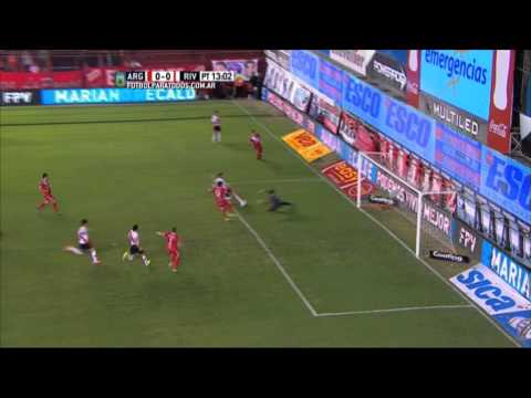 Ninguno la pudo empujar. Argentinos 0 River 0.Fecha 9.Primera División 2015.FPT