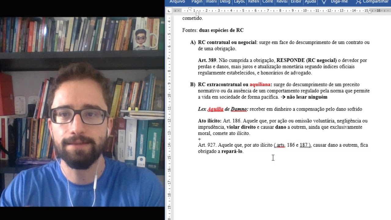 Introdução a Responsabilidade civil - Espécies, fontes, pressupostos e funções da responsabilidade