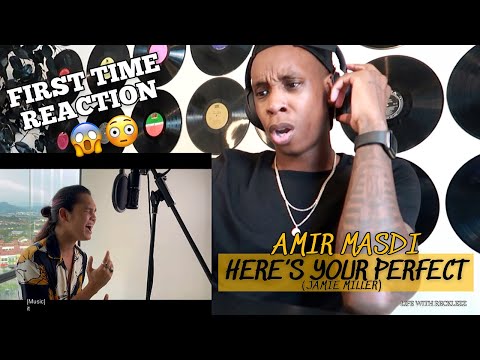 FIRST TIME HEARING Here’s Your Perfect - Jamie Miller (Amir Masdi Covers) REACTION | CAN HE SING?!?!