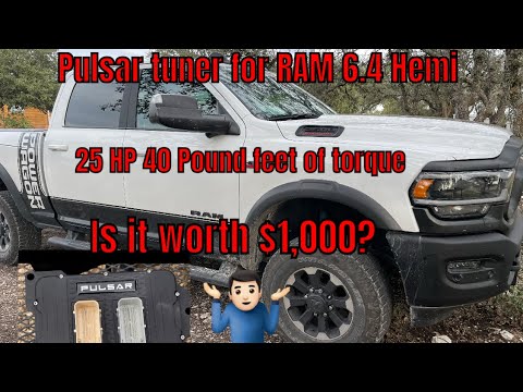 Pulsar Tuner Install & Review 2019 RAM Power Wagon