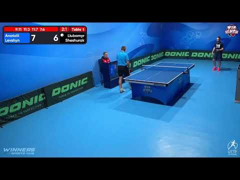 16:30 Anatolii Levshyn 3-1 Liubomyr Sheshurak West 3 WIN CUP 26.11.2022 | TABLE TENNIS WINCUP