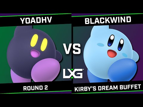 YoAdhv vs Blackwind - Kirby's Dream Buffet @ LXG 3