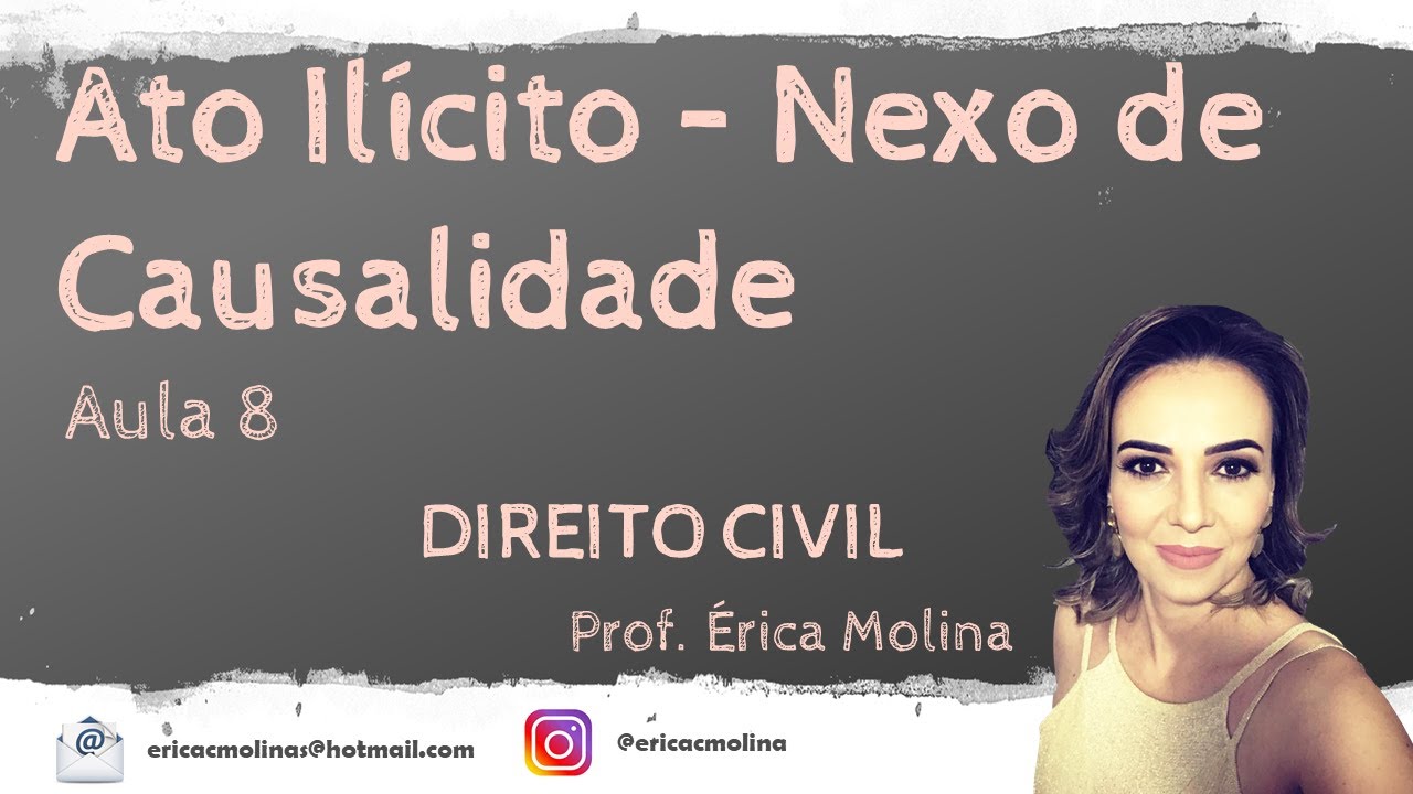 AULA 8 - ATO ILÍCITO - NEXO DE CAUSALIDADE