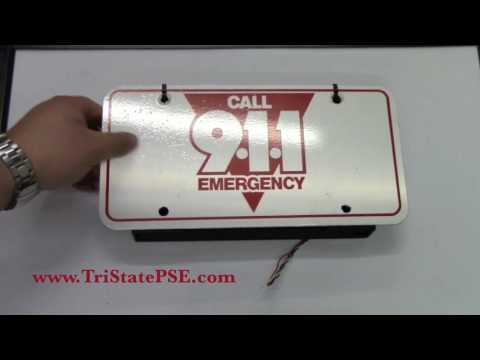 Intersection License Plate Bracket for Led Lights