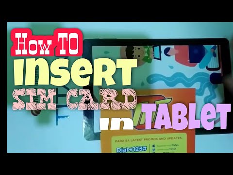 How to insert a SIM card in the new Cherry Mobile Titan Tablet