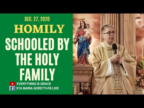 Dec. 27, 2020 | HOMILY | SCHOOLED BY THE HOLY FAMILY - Fr. Dave Concepcion