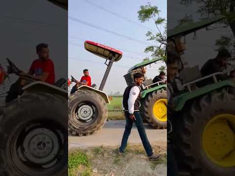 swaraj 855 maujar vs john deere 5210 4x4 💪😘 tochan tasting #viral #youtubeshorts #tranding