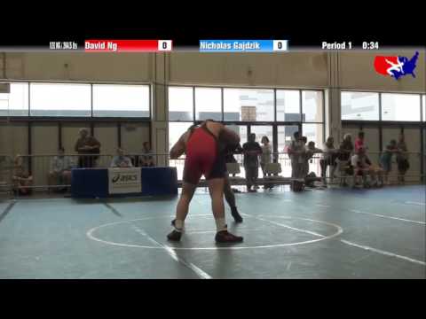 David Ng vs. Nicholas Gajdzik at 2013 Junior Nationals - FILA - FS