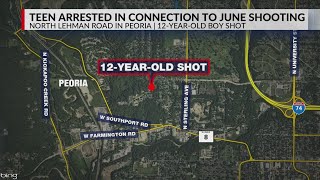 Teen arrested for shooting of 12-year-old in Peoria