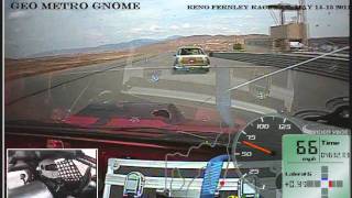 Geo Metrognome - 24 Hours of Lemons Reno 2011 - Dan Working Through Some Traffic