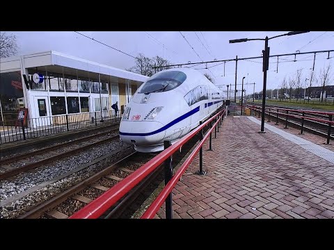 Rare: 'I Europa' ICE 3M passes Zevenaar on the way to Amsterdam (Baureihe 406) - Passage -