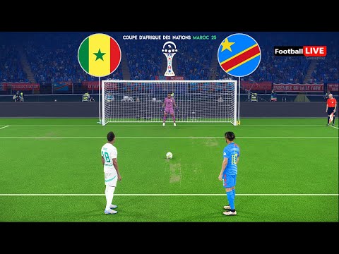 Sénégal 🆚 RD Congo - Penalty Shootout | Coupe d'Afrique des Nations 2025 | eFootball PES