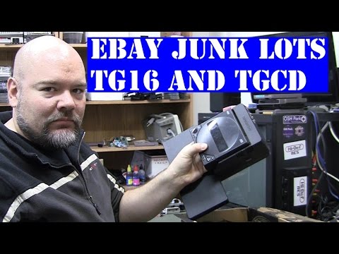 Ebay junk lot TG16 TGCD gear repair Turbo Grafx 16 Duo