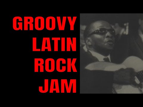 Groovy Melodic Latin Rock Jam | Guitar Backing Track (D Minor)