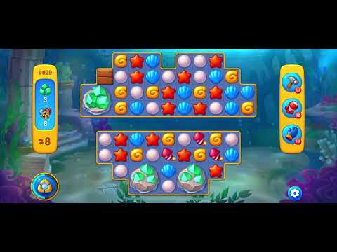 Fishdom level 9029 no boosters フィッシュダム