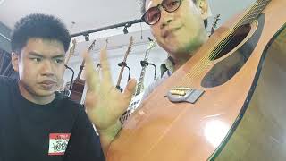ส่งงาน Yamaha F310  ซ่อมBridge หย่องหลังอ้าหลุดออก เพราะกาวหมดอายุ #ร้านตุ๋ยมิวสิค0869040022iD