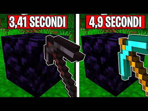 PICCONE DI NETHERITE vs PICCONE IN DIAMANTE - MINECRAFT ITA 1.16