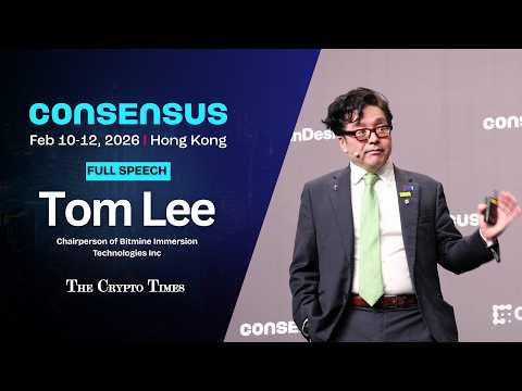 Tom Lee at Consensus Hong Kong 2026 | Ethereum to $22,000? Bitcoin vs Gold & Bitmine Outlook