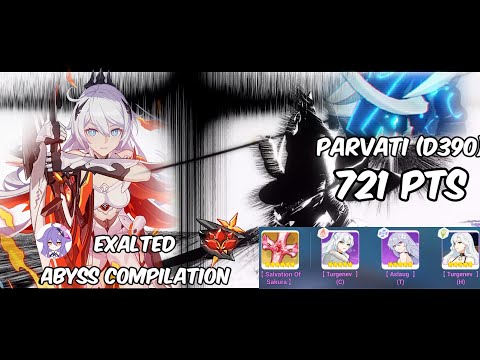 HI3 SEA - [Red Lotus Exalted] Parvati (D390) 721 Pts - HFS(S0) AE SR Sirin 2*