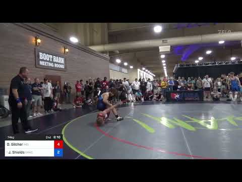 74 Kg Cons Semis - Derek Gilcher, Indiana RTC Vs Joshua Shields, Sunkist Kids Wrestling Club 96b4